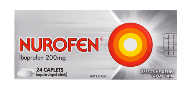 Nurofen Pain & Inflammation Relief Caplets 24pk