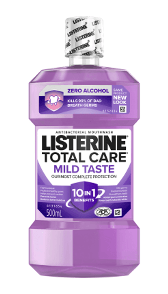 Listerine Total Care Zero Alcohol Mouthwash 500ml