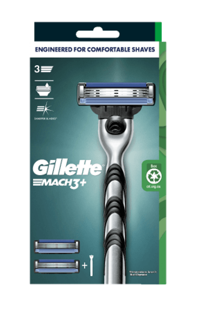Gillette Mach3 Razor 2 Cartridges 1pk