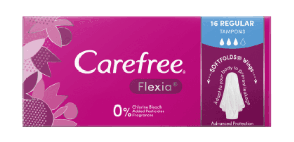 Carefree Flexia Regular Tampons 16pk