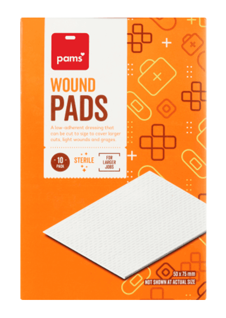 Pams Wound Pads 10pk