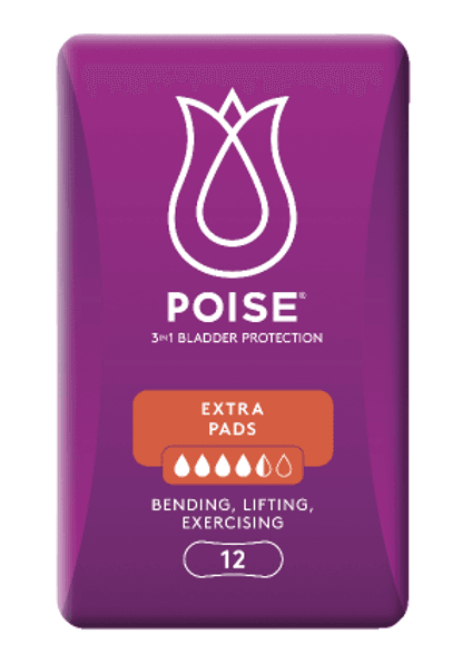 Poise Extra Pads 12pk