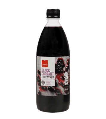 Pams Blackcurrant Fruit Syrup 750ml
