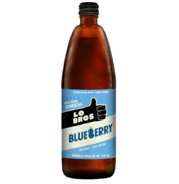 Lo Bros Blueberry Organic Kombucha 750ml