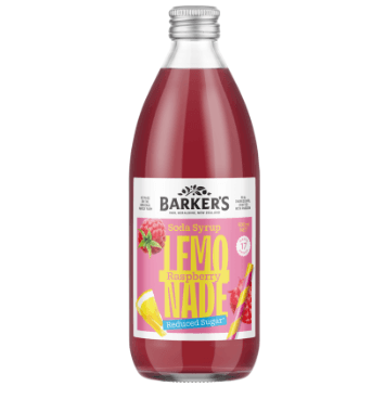 Barker's Raspberry Lemonade Soda Syrup 500ml