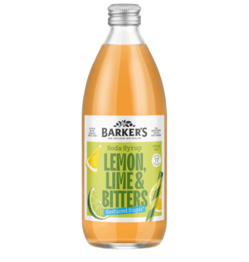 Barker's Lemon, Lime & Bitters Soda Syrup 500ml