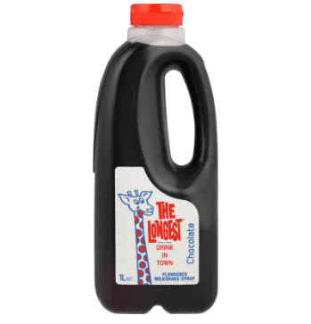 Longest Drink Chocolate Milkshake Syrup 1l