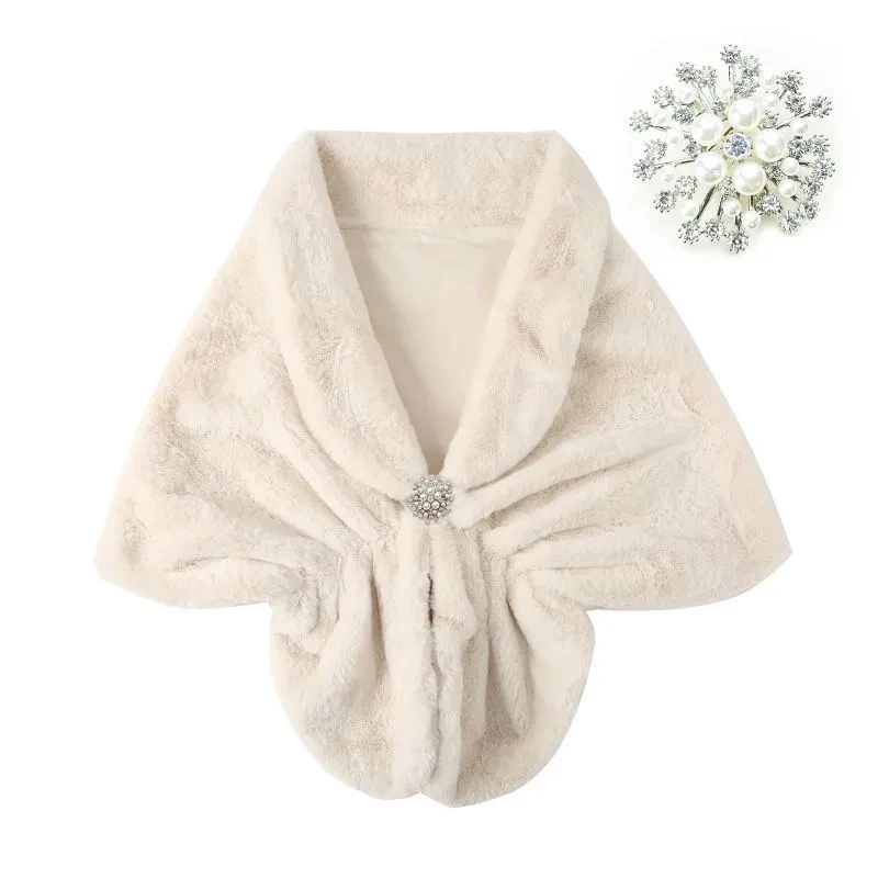 Faux Fur Shawl