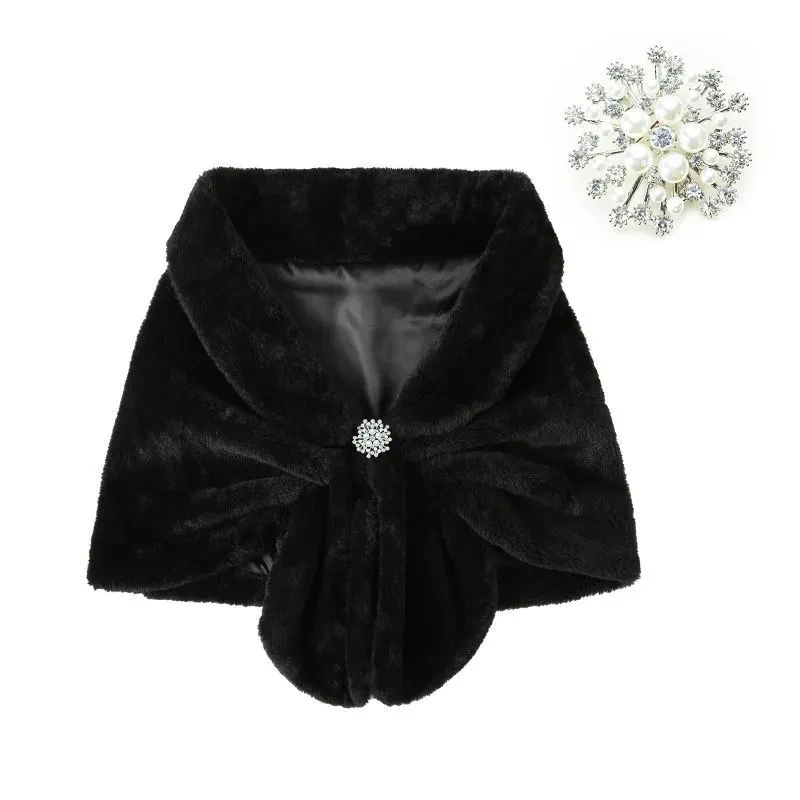 Faux Fur Shawl