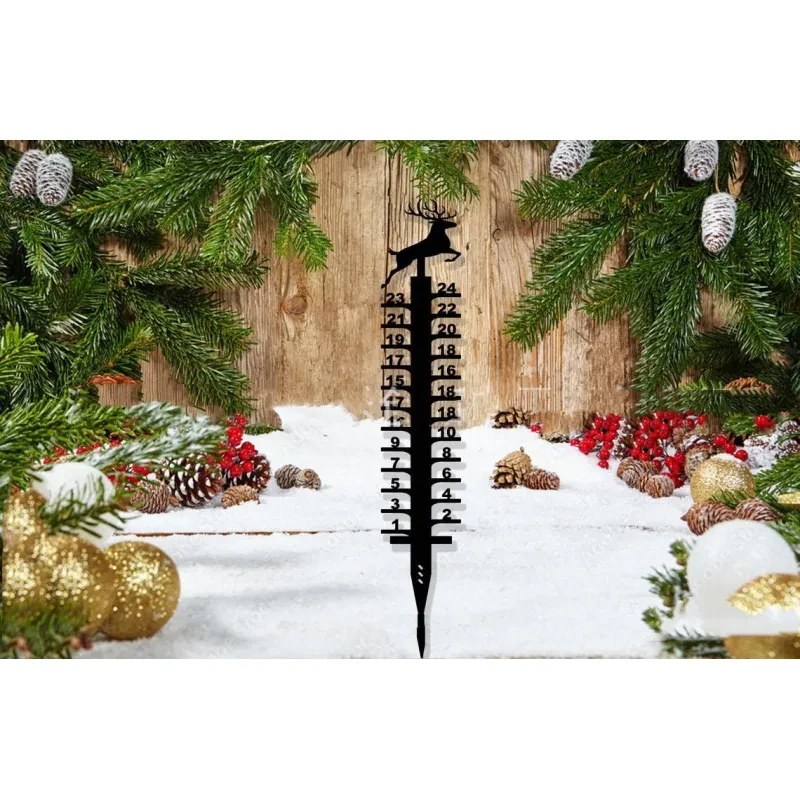 Iron Art Snow Gauge