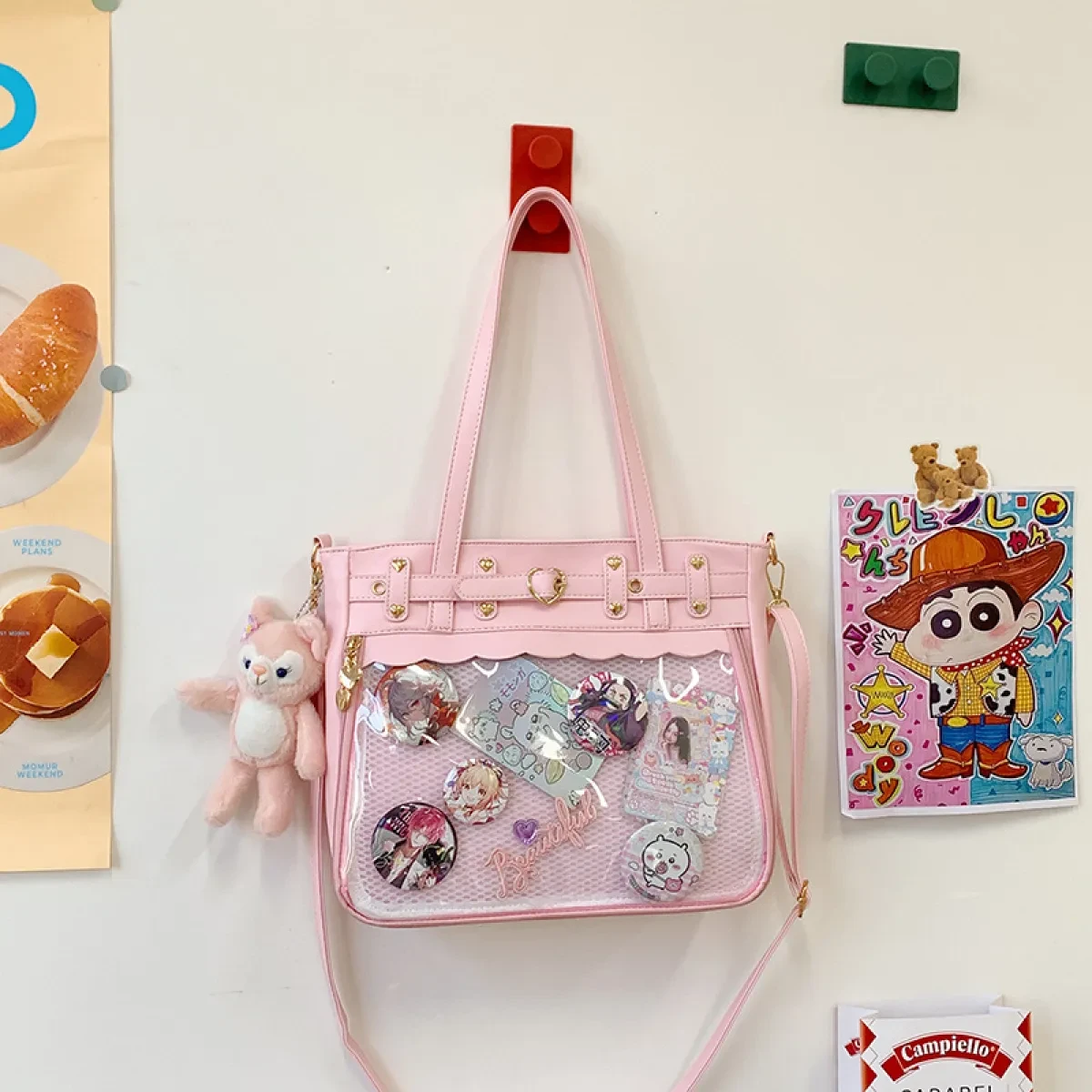 Versatile Womens Large-capacity Anime-style Crossbody Bag
