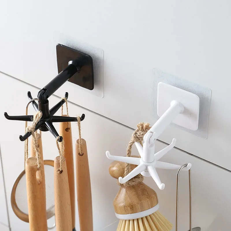 360 Degree Rotating Kitchen Hook Organizer