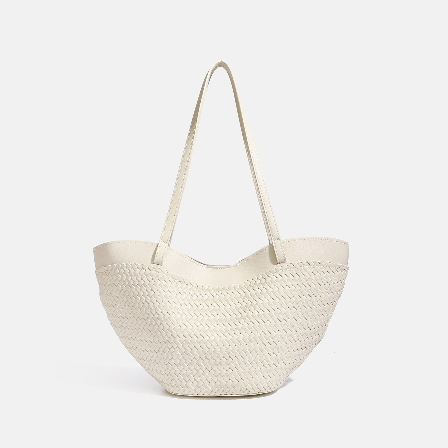 Casual Woven Basket Bag