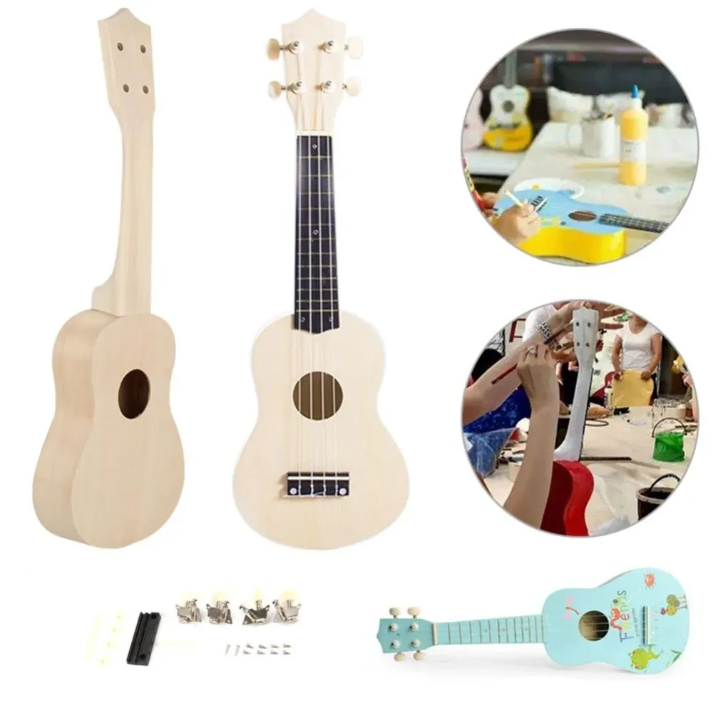 Ukulele Small Guitar Hand-painted Cherry Blossom Beginners