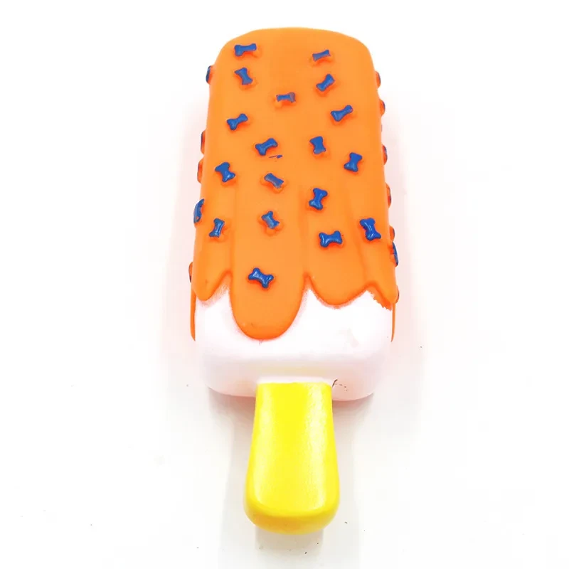 Dog Vinyl Sound Toys Simulation Popsicle Ice Cream