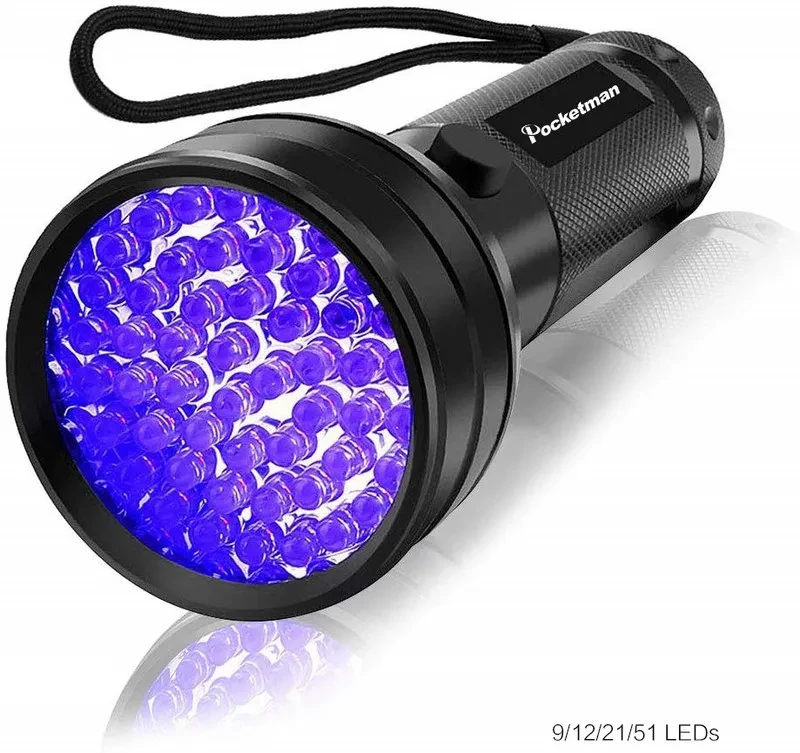 Ultraviolet Black Light Flashlight