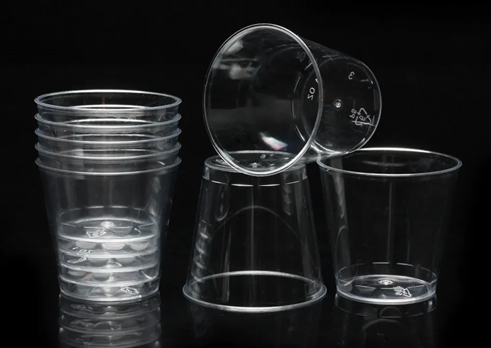 Disposable Plastic Cups With Lids and Straws