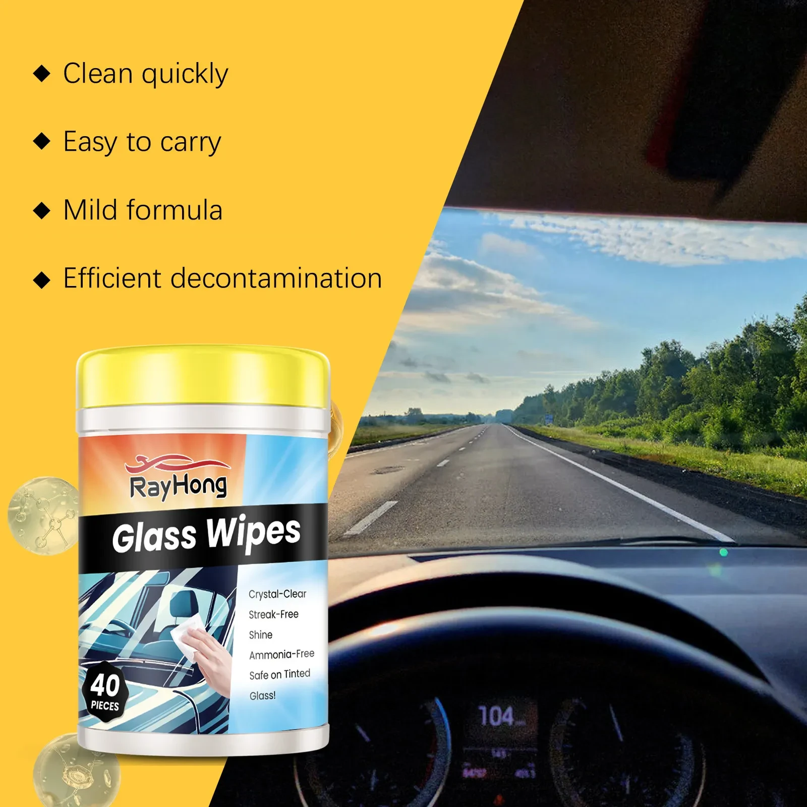 Car Glass Wipes