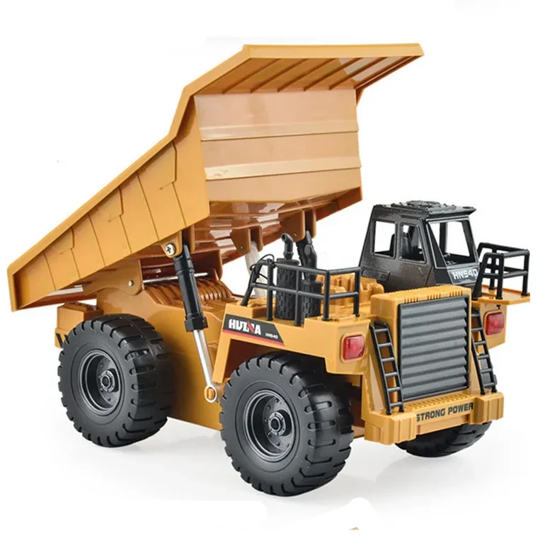 Engineering Car Pull Soil Car Remote Control Car Model Toy Car Remote Dump Truck Alloy Version