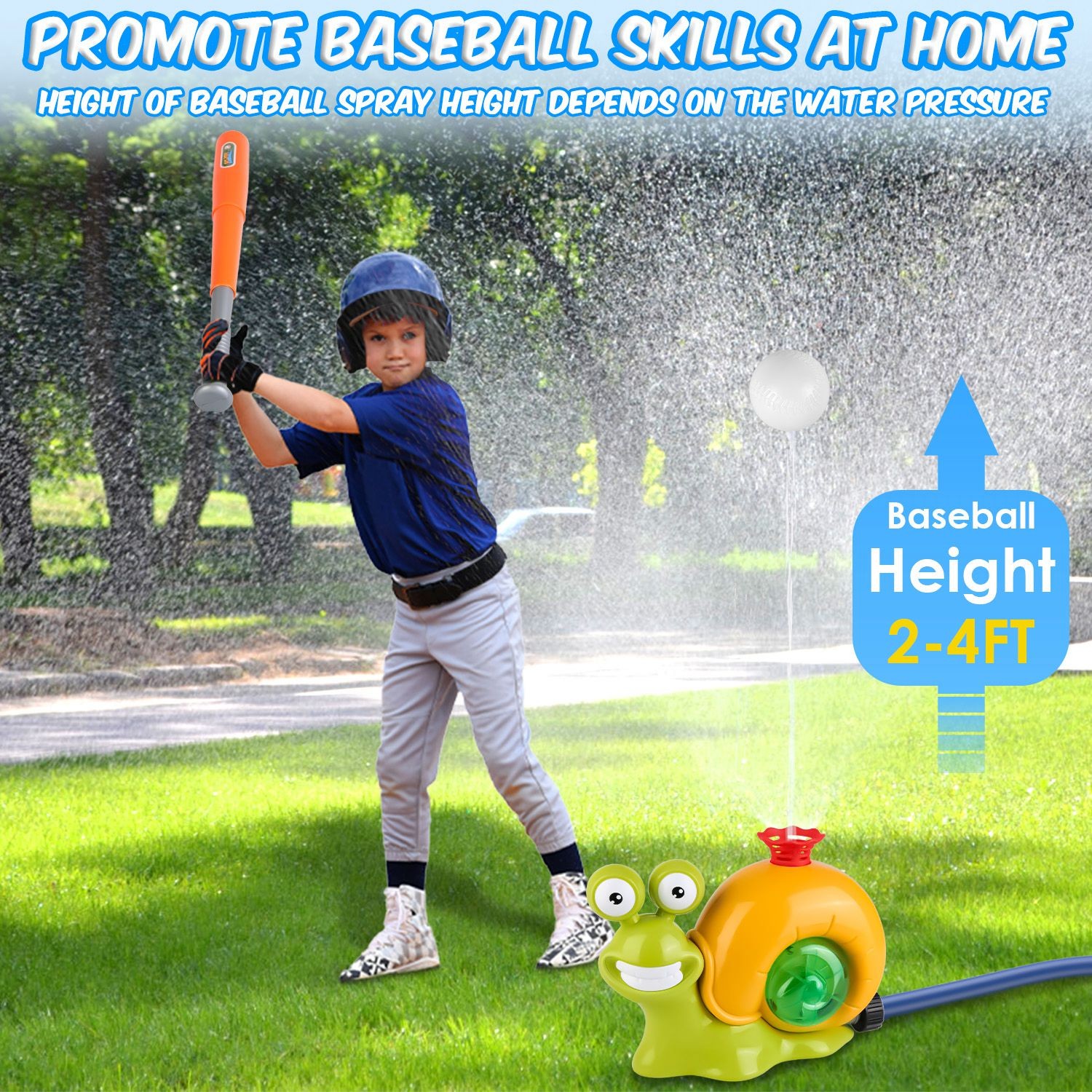 Water Sprinkler Baseball Toy