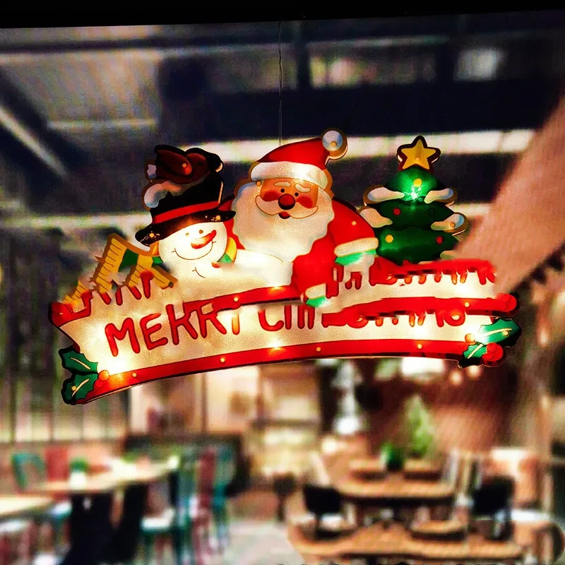 Christmas Window Hanging Lights