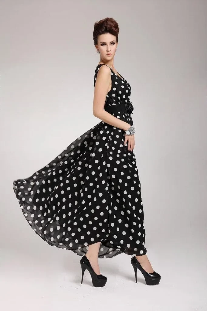Black Polka Dot Dress