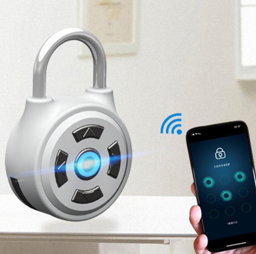 Smart Padlock Direction Button Password Lock Bluetooth Electronic Lock
