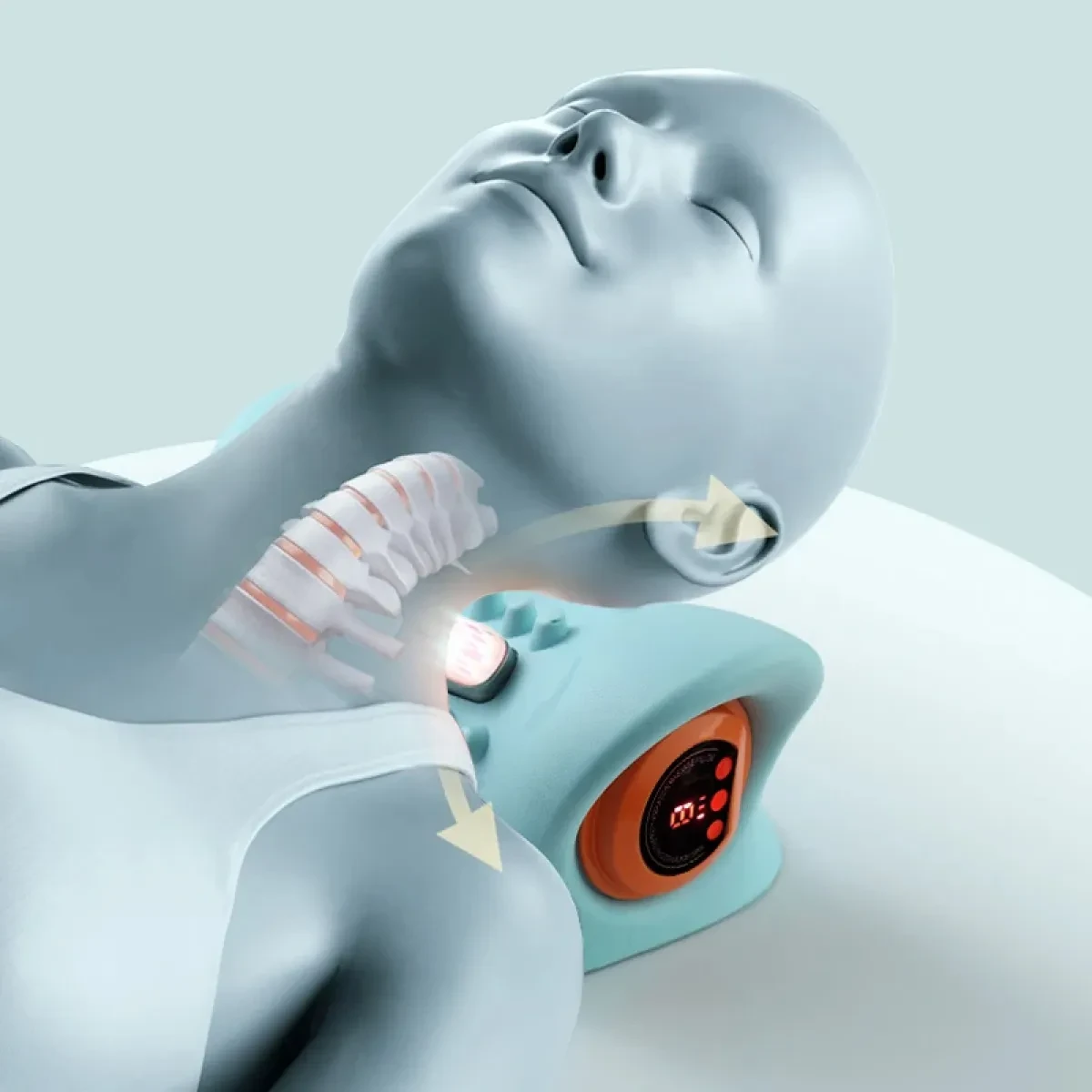 Electric Neck Shoulder Back Massage Pillow
