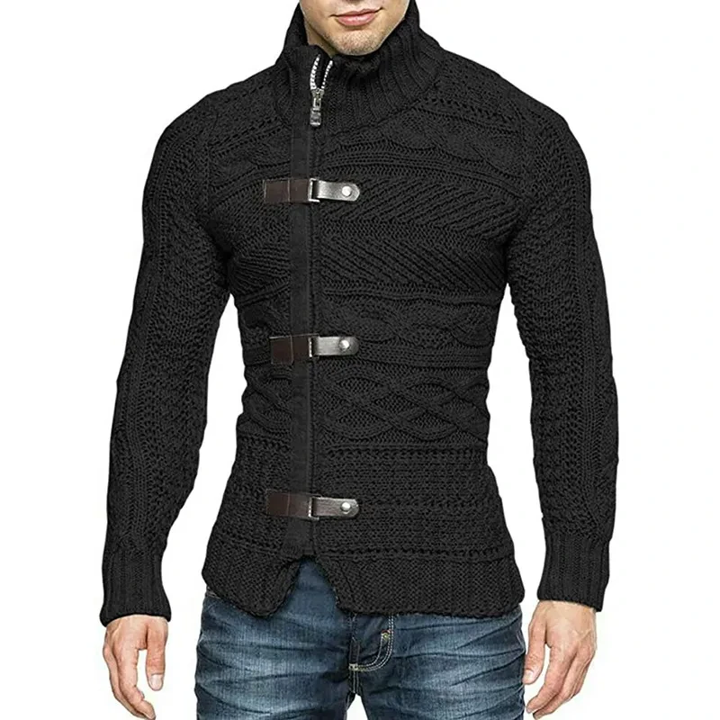 Men’s Cable Knitted Cardigan