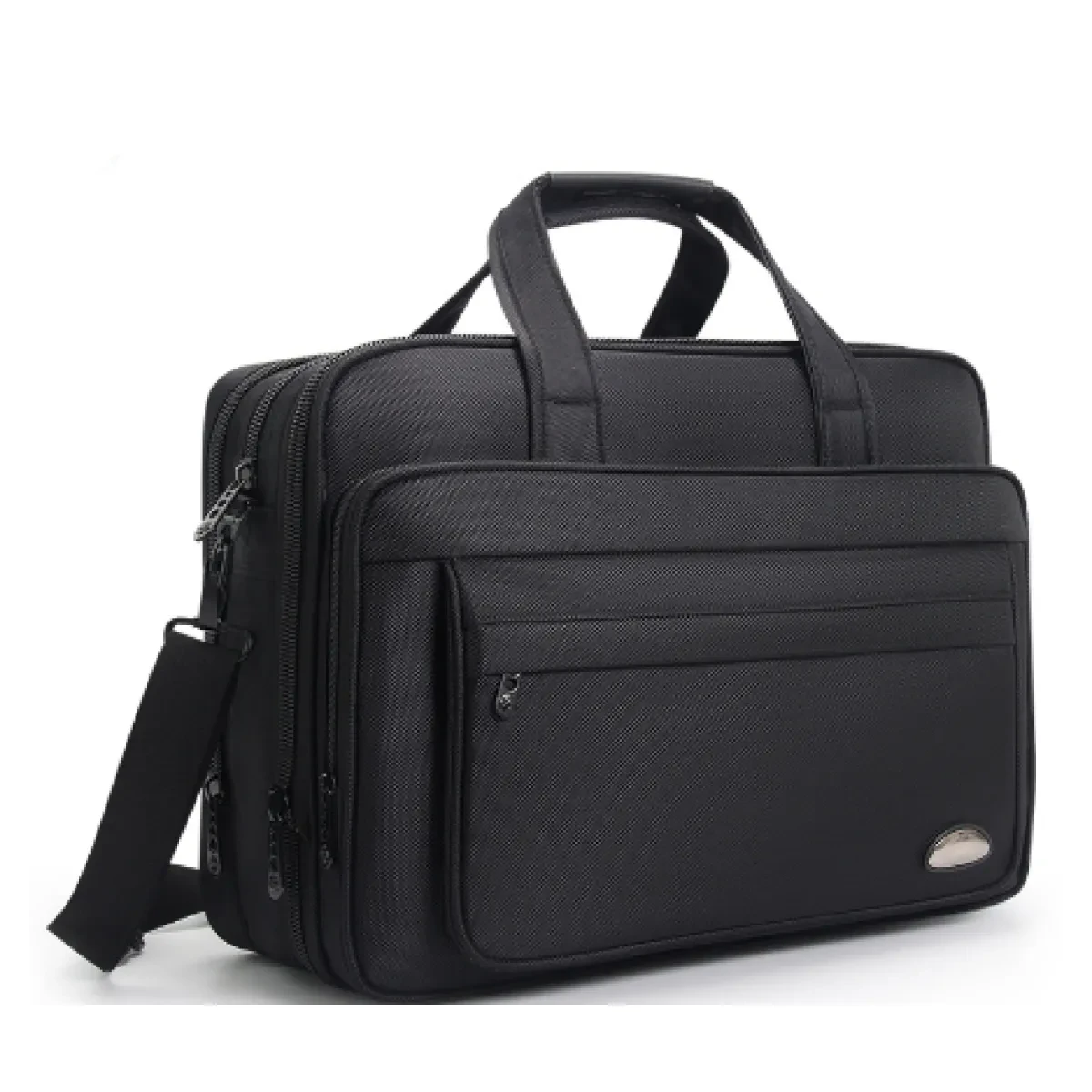 Large Capacity Briefcase Men's Business Canvas Portable