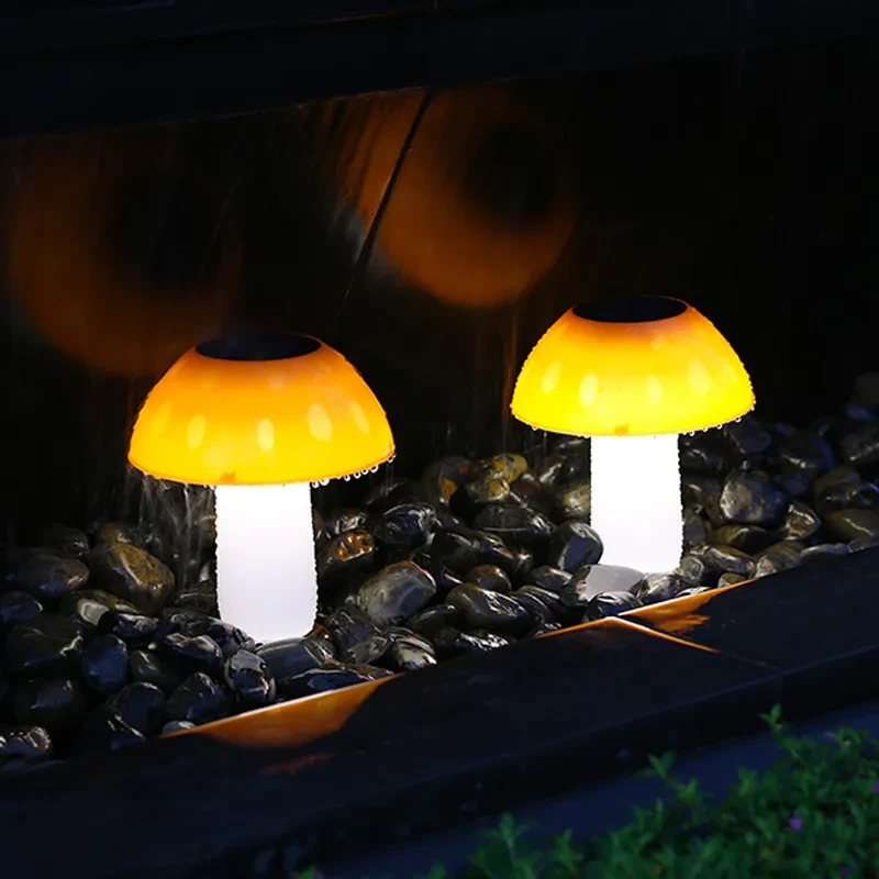 Solar Mushroom Lights