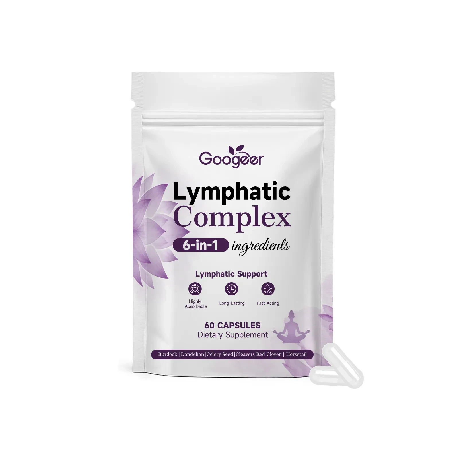 Googeer Lymphatic Complex 6-in-1 60 Capsules