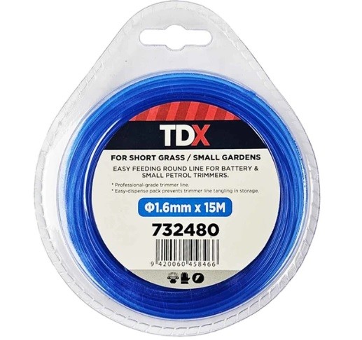 1.6mm x 15m Round Trimmer Line