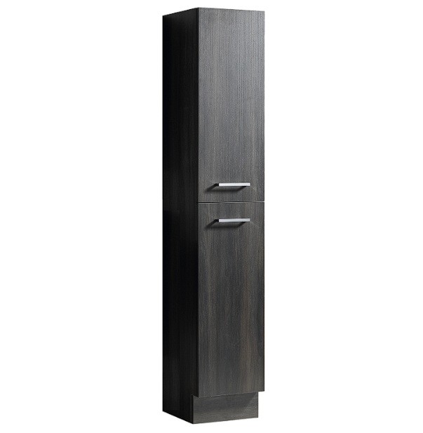 Vogue Novo Bathroom Floor Side Cabinet 1900mm x 350mm Black Woodgrain Write a review