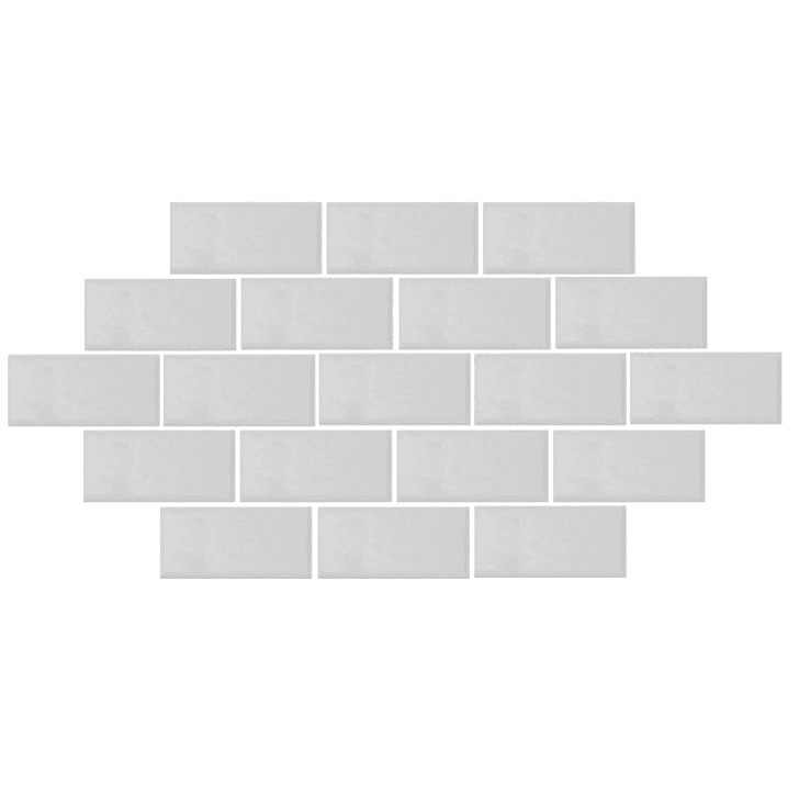 Ceramic Wall Tiles 100 x 200mm - Gloss White – Clean Classic Style for Versatile Interiors