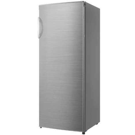 Midea 550mm Upright Fridge 237L Brushed Stainless Steel 2 Star