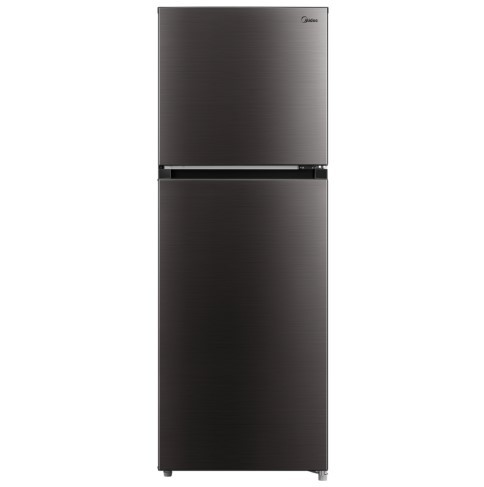 Midea 545mm Fridge Freezer 236L Black Stainless Steel 3 Star