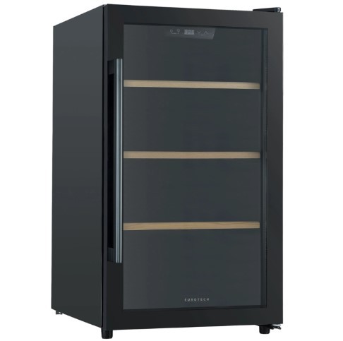 Eurotech 480mm Freestanding Wine Cooler 124L Black