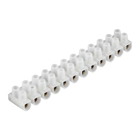 12 Way 6A Strip Connector - Transparent