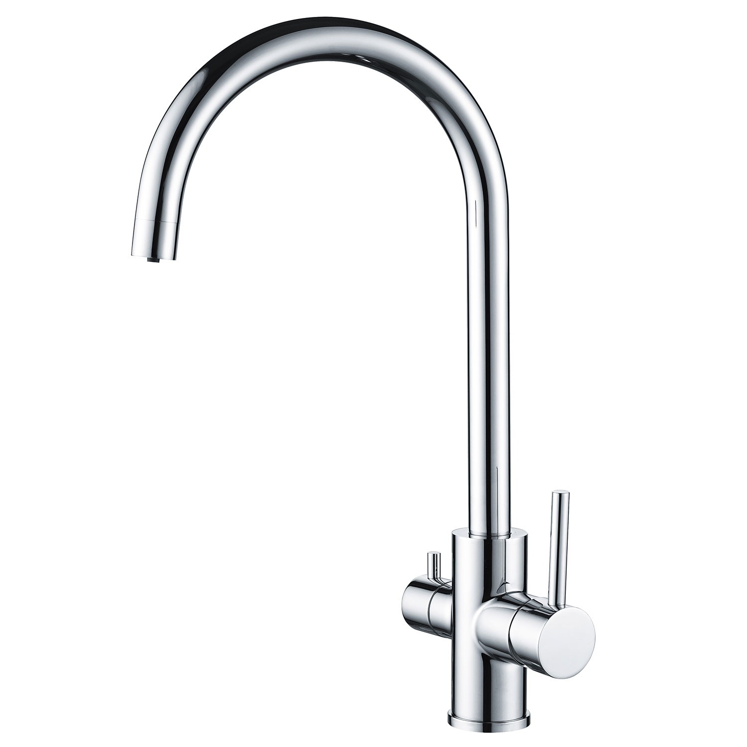 Linear SS Sink Mixer 3 Way All Pressure - Chrome
