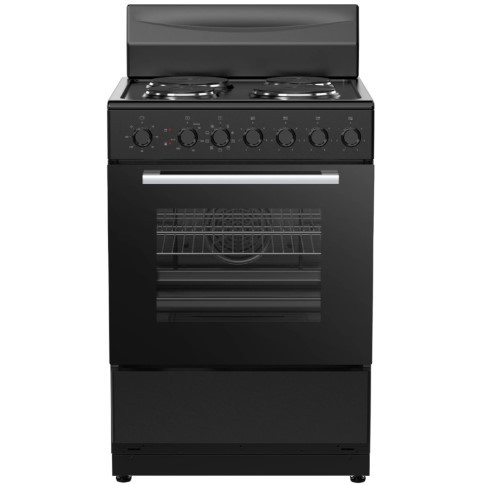 Freestanding Oven with Hotplates 60cm - Black