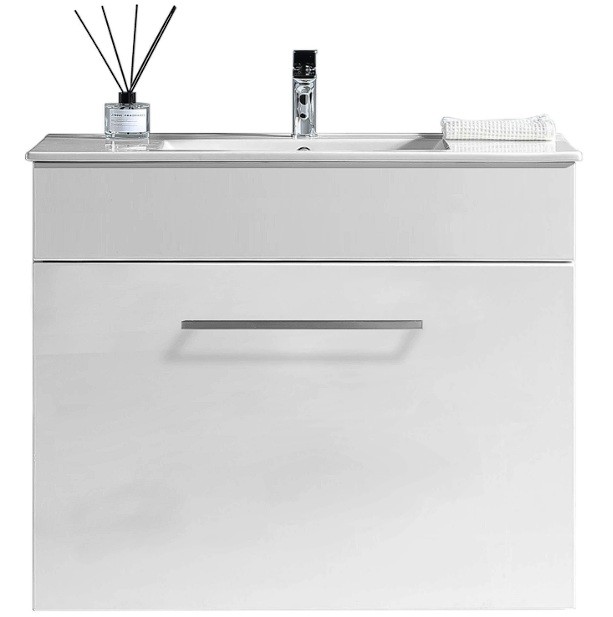 Carlow Wall Vanity with Sigma Top 750mm - White
