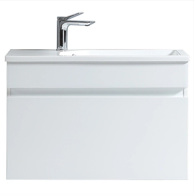 Vogue Maia Wall Vanity 700mm with Basin - White