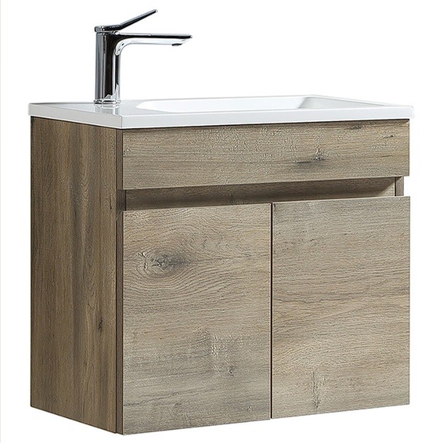 Vogue Wall Vanity Maia Forest Grain 600x300 - inc. Basin