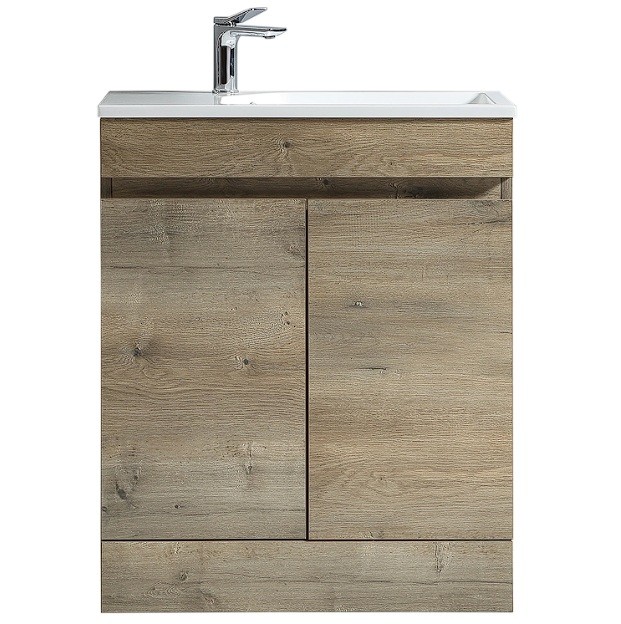 Vogue Maia Floor Vanity 700mm with Basin - Forest Grain
