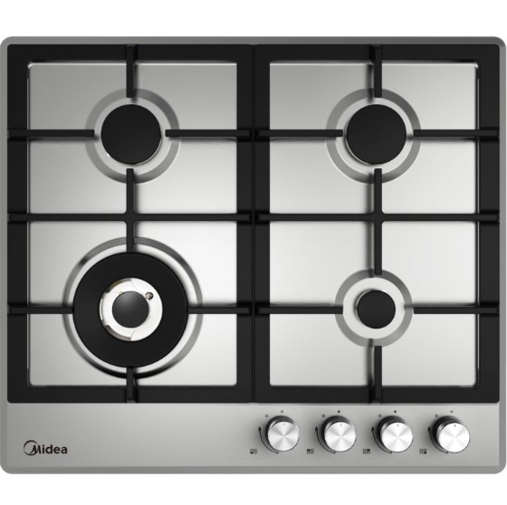 Midea Gas Cooktop 60cm SS - Front Control