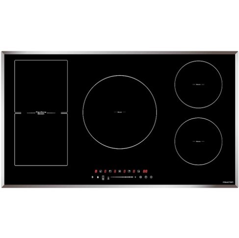 Vogue Induction Cooktop 90cm Bevelled Edge - Flexi Zone