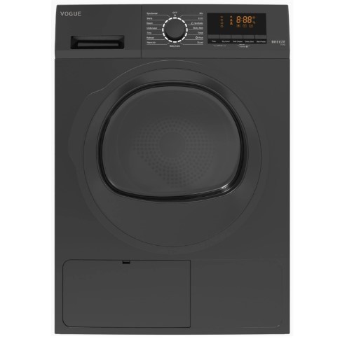 Breeze Heat Pump Dryer Black - 9kg