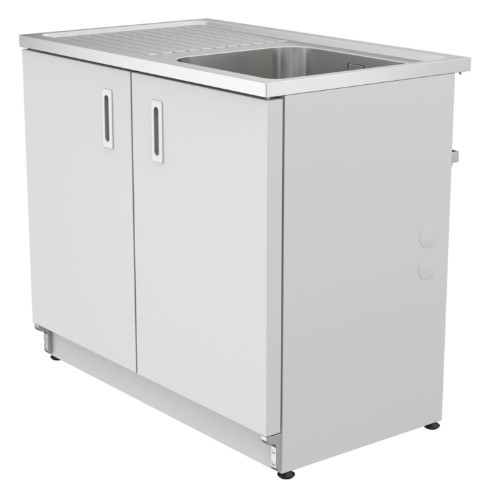 Vogue Alpine Laundry Cabinet with Removable 3 Baskets - 1000mm