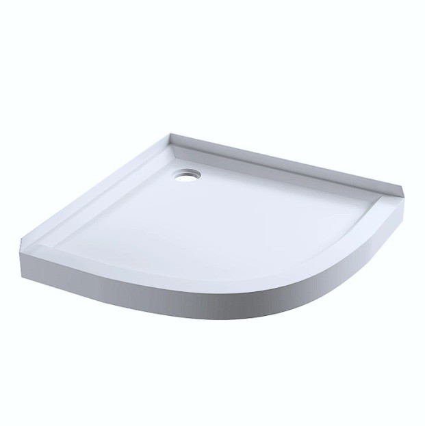 900mm Round Shower Tray Corner Waste